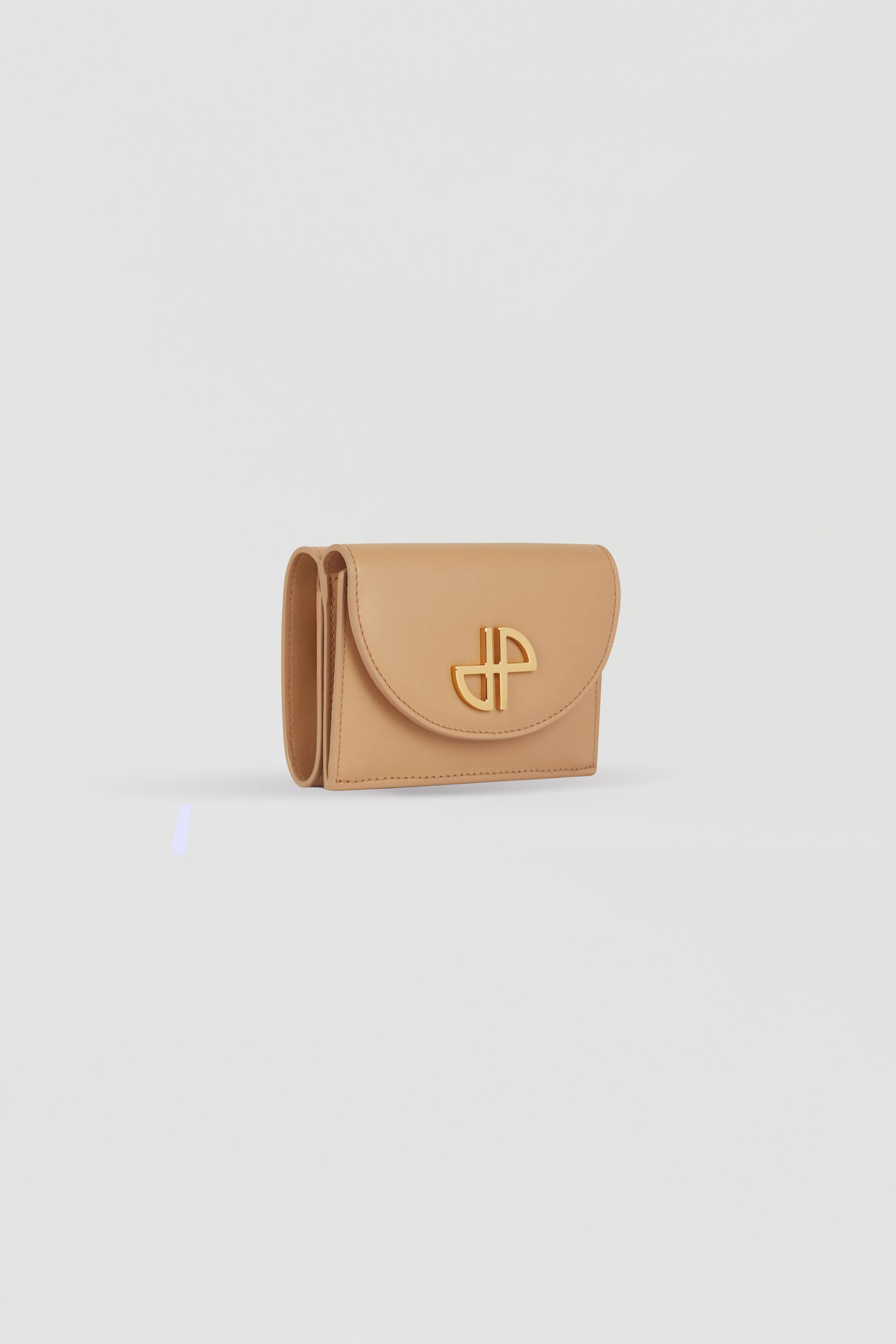 Patou P24SL0025100113B portefeuille beige cuir JP