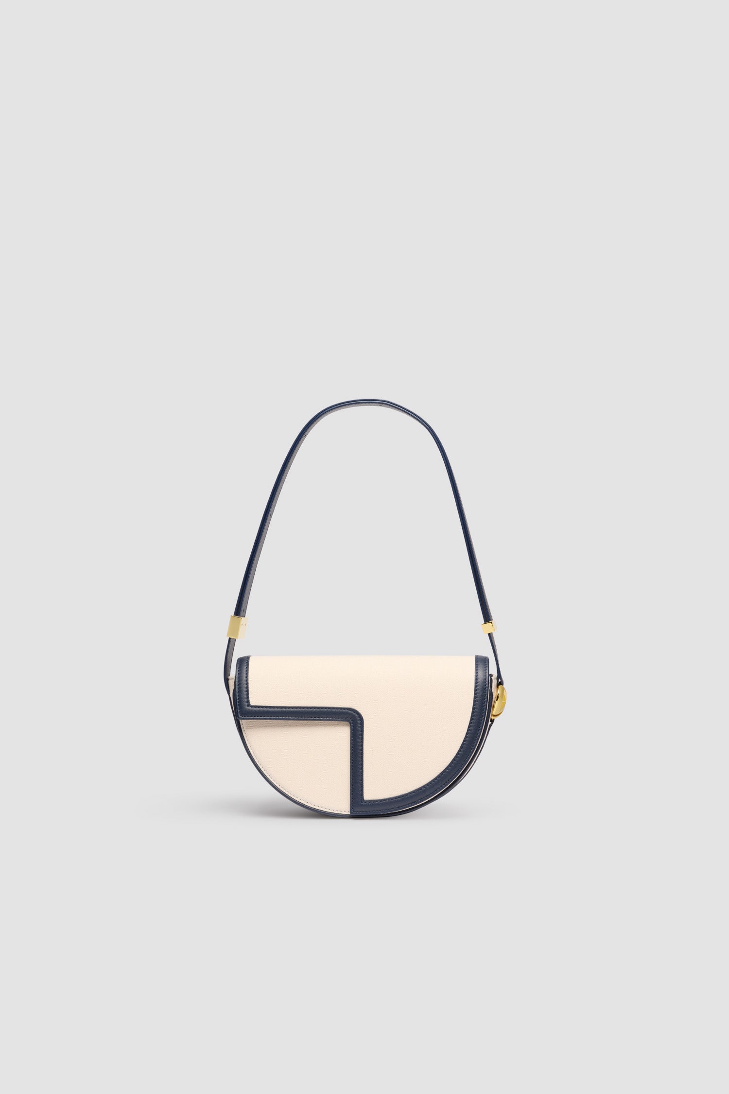 Patou Bags Le Patou sac cuir toile bleu marine noir