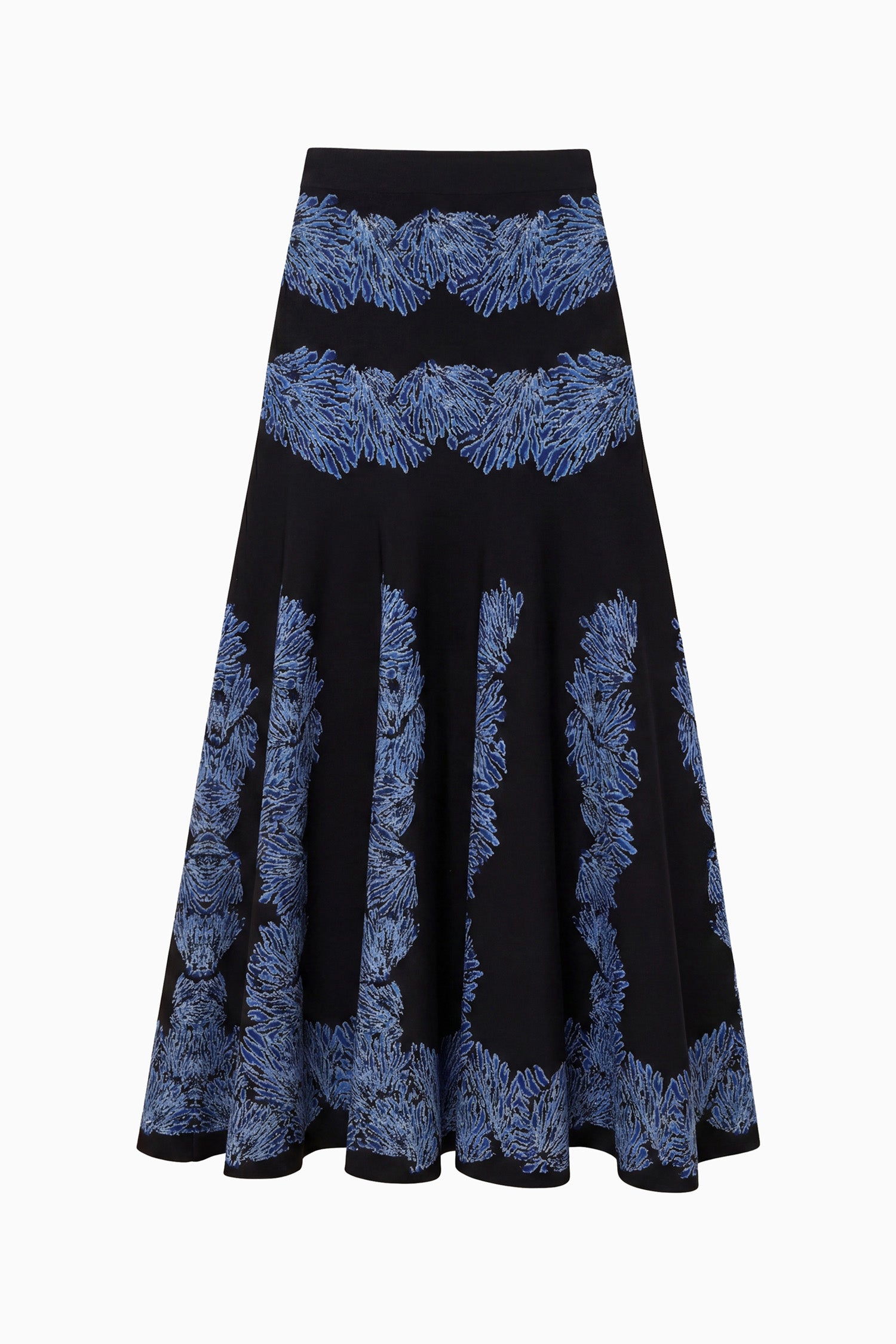 Ulla Johnson Alessia Knit Jacquard Skirt jupe Lapis
