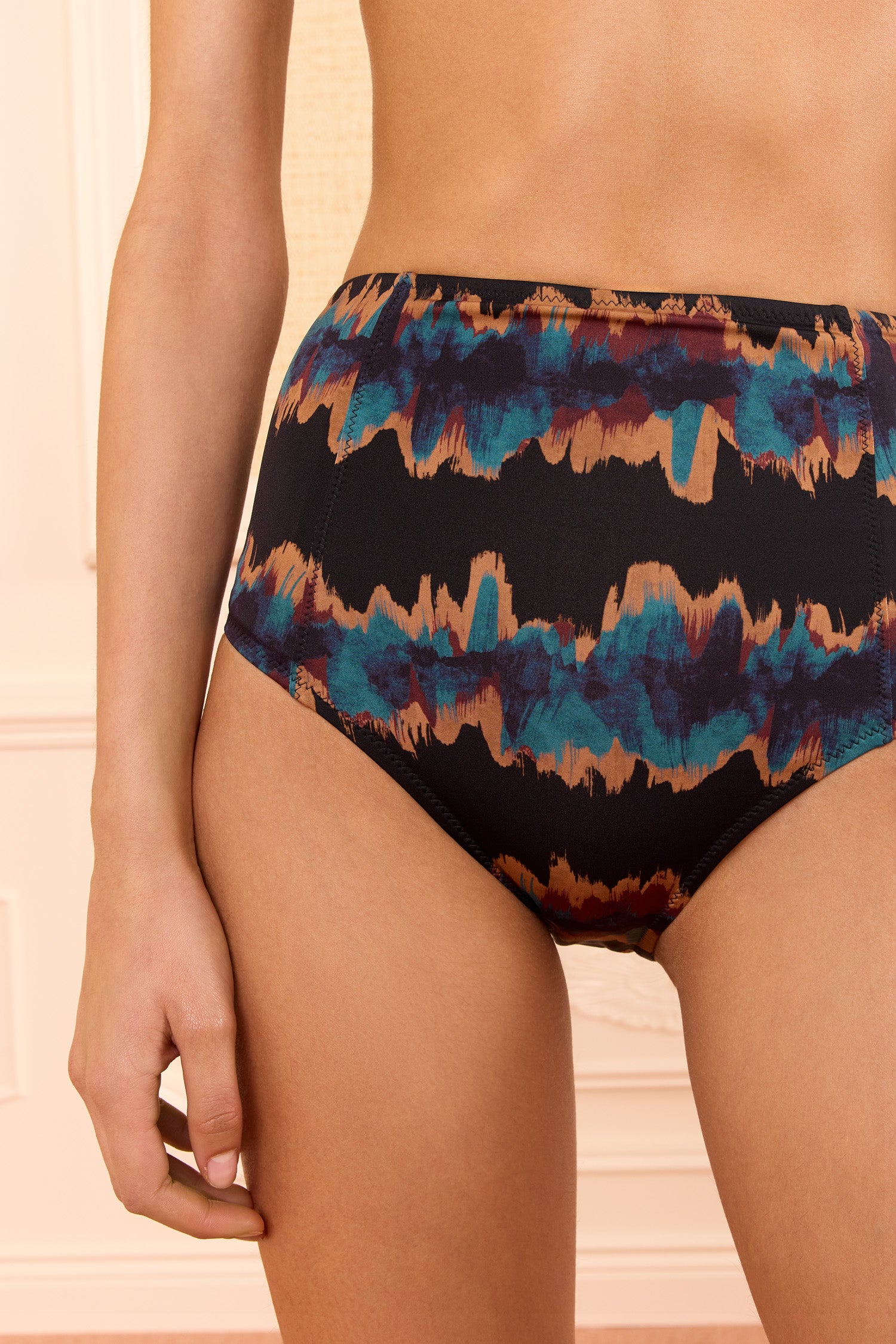 Ulla Johnson Zahara PF261711 bas de bikini Alloy noir