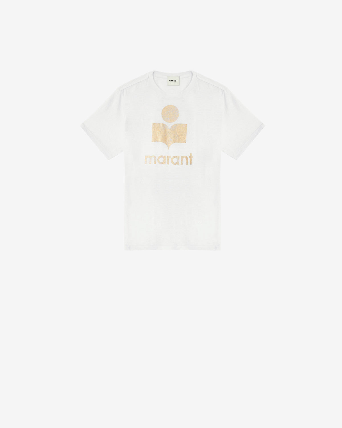 Isabel Marant Zewel TS0001FB t-shirt blanc-doré