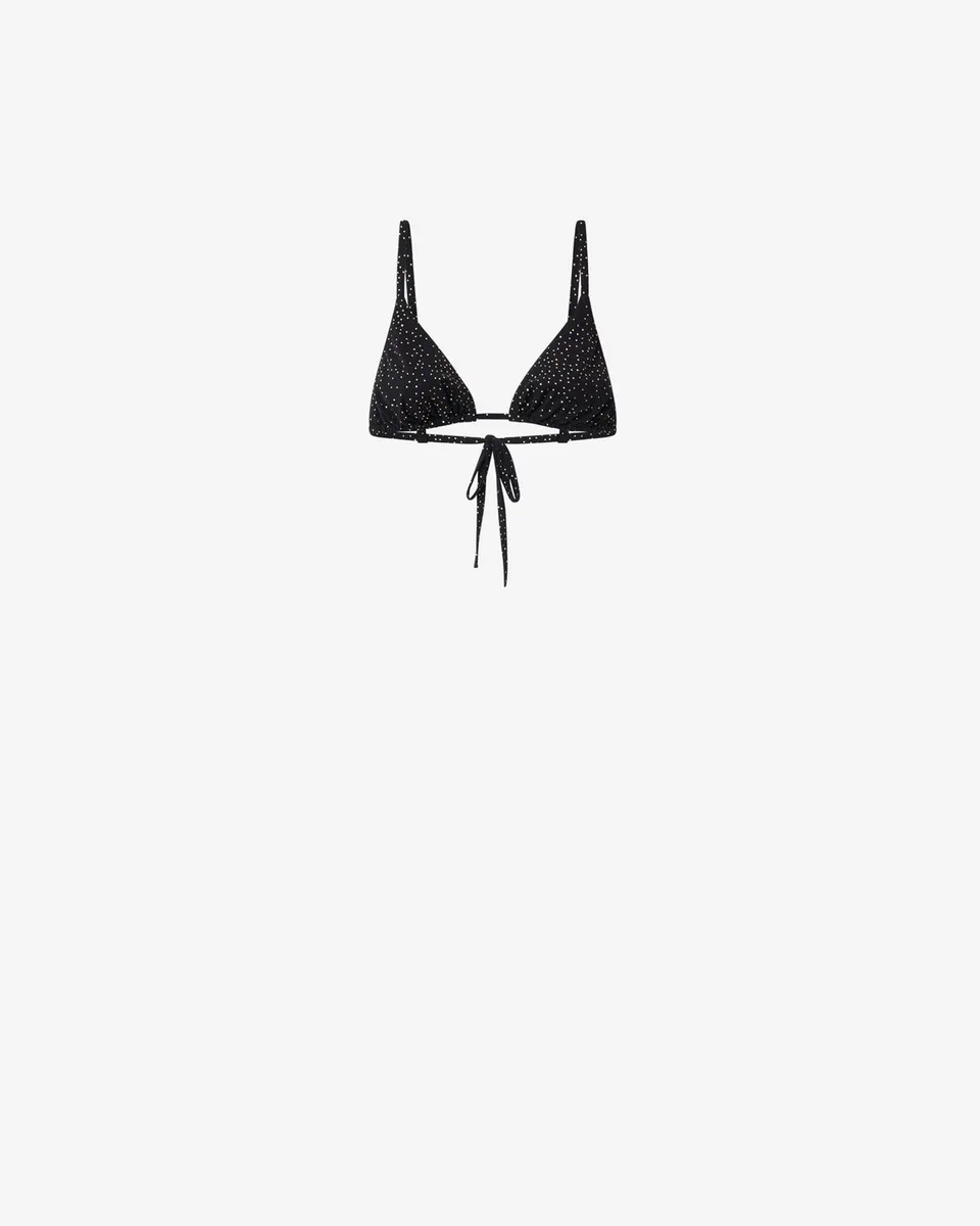 Isabel Marant Feride SG0025FA-D2P01I maillot noir pois
