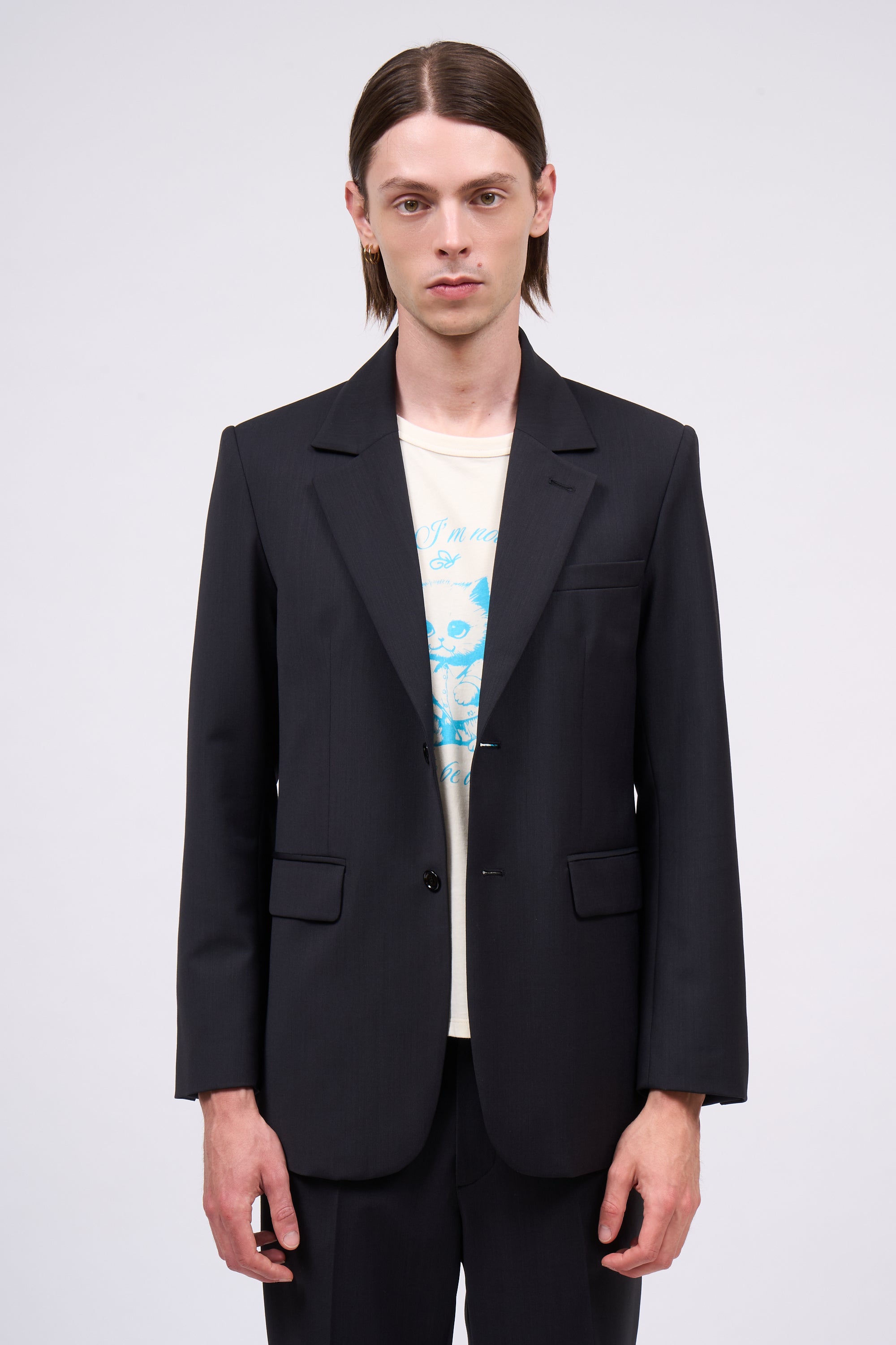 Paul & Joe Ian Veste tailleur laine tropicale noir