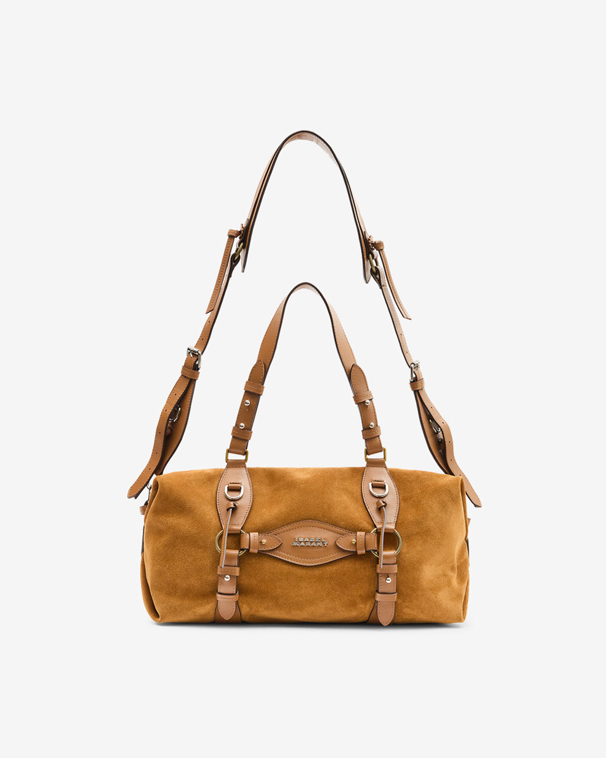 Isabel Marant Tilpa Sac cuir velours cognac