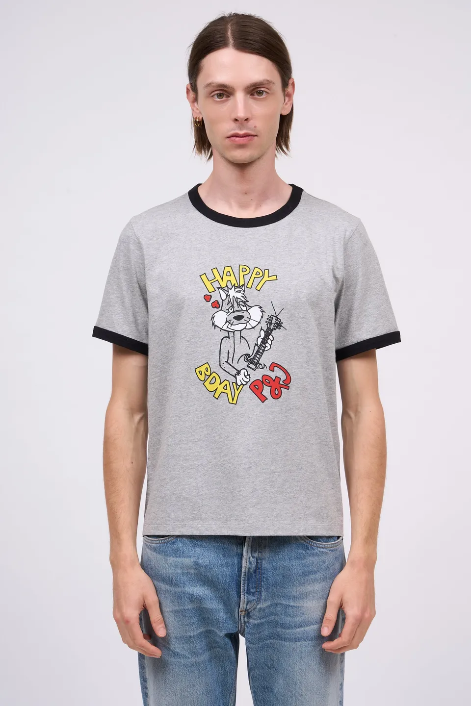 Paul & Joe Happy Birthday t-shirt coton gris S