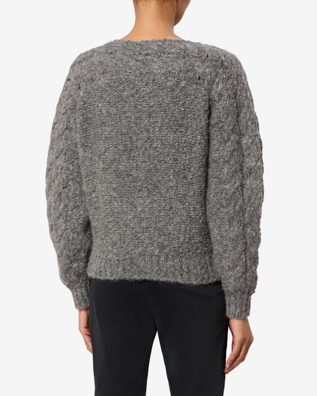 Isabel Marant Ponara PU0952FA pull laine gris