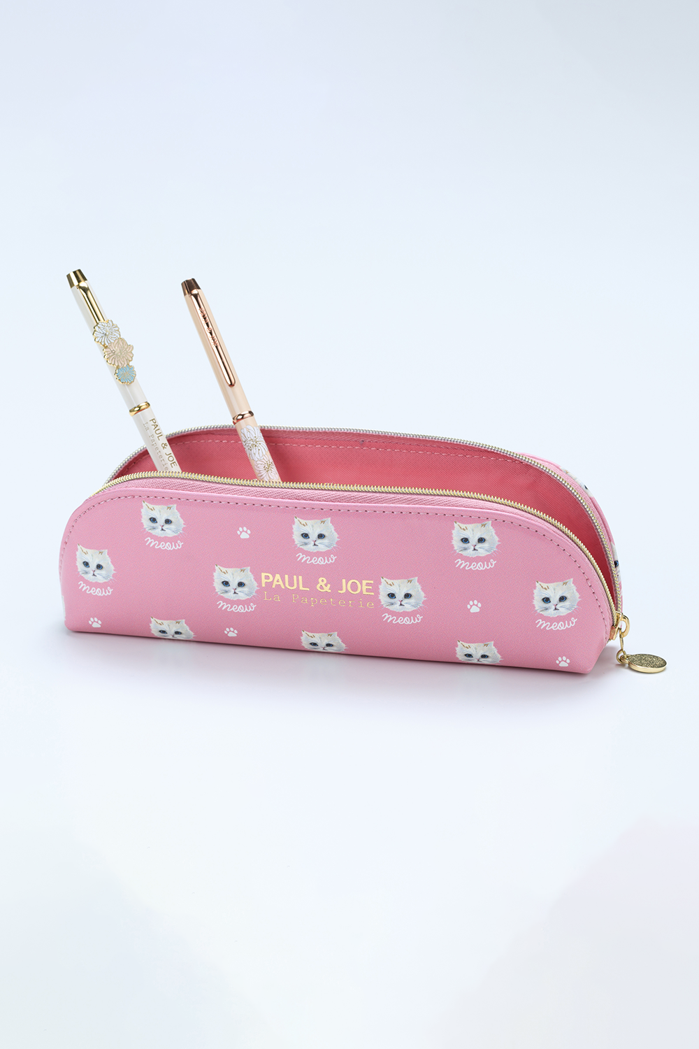 Paul & Joe Petite trousse rose Gipsy ovale imitation cuir
