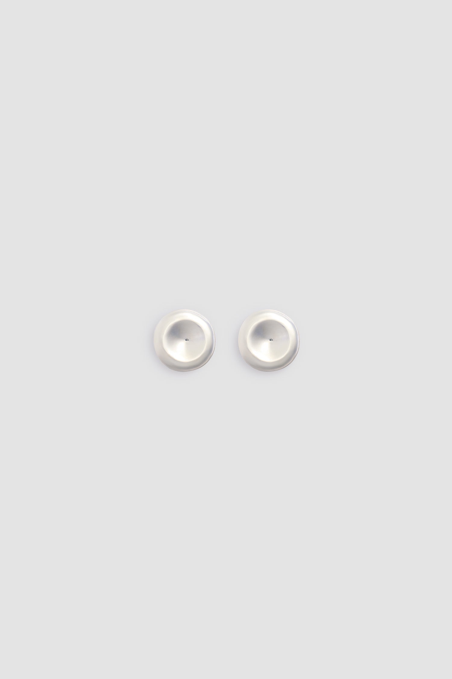 Patou Disc Clip PM boucles d'oreilles clips argenté TU