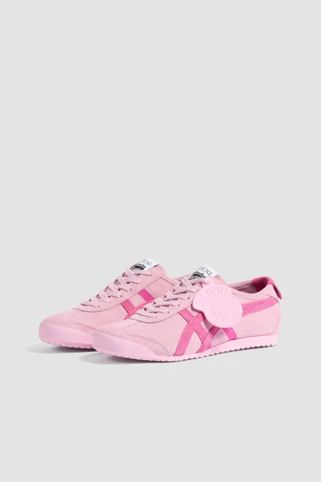 Patou x Onitsuka Tiger Mexico 66 basket suède rose