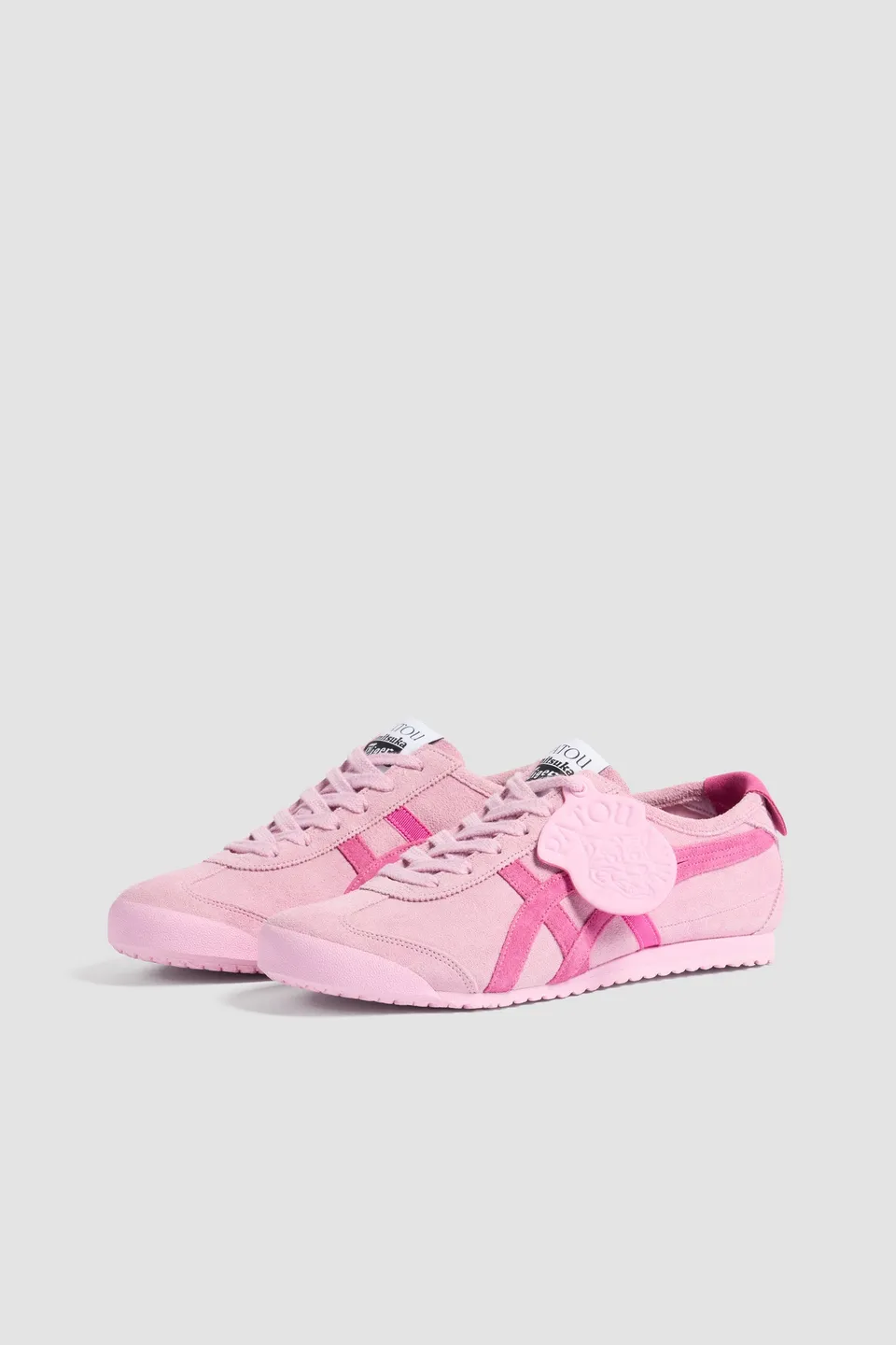 Patou x Onitsuka Tiger Mexico 66 basket suède rose