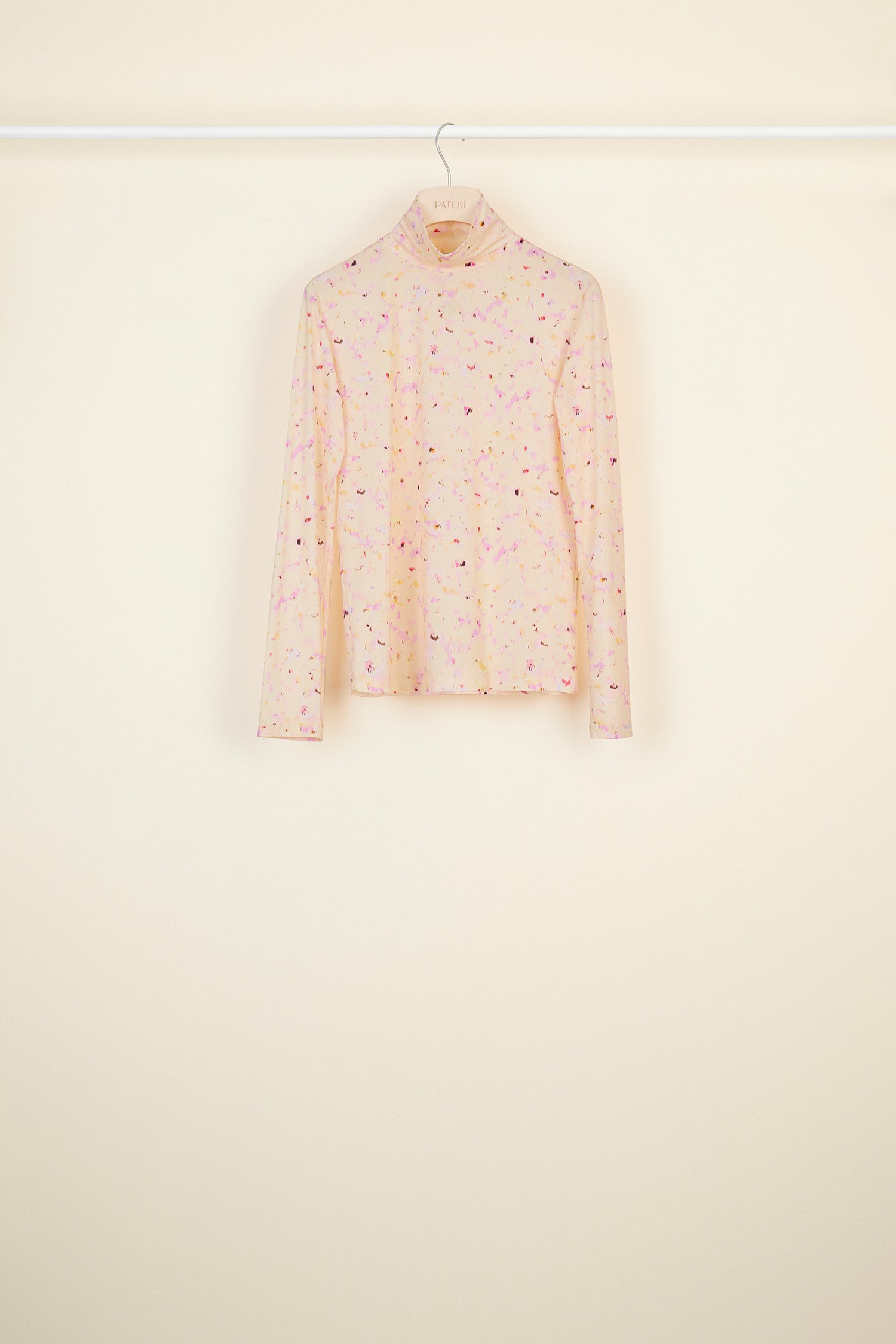 Patou JE01399965004 top jersey imprimé 11am Woods col montant