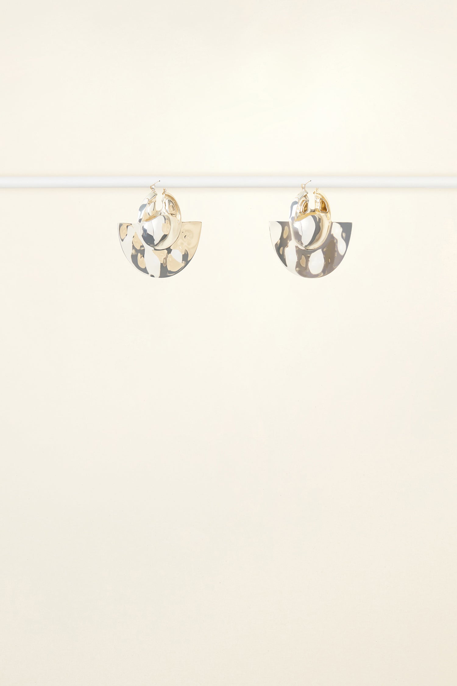Patou JW005 boucles laiton pierre doré
