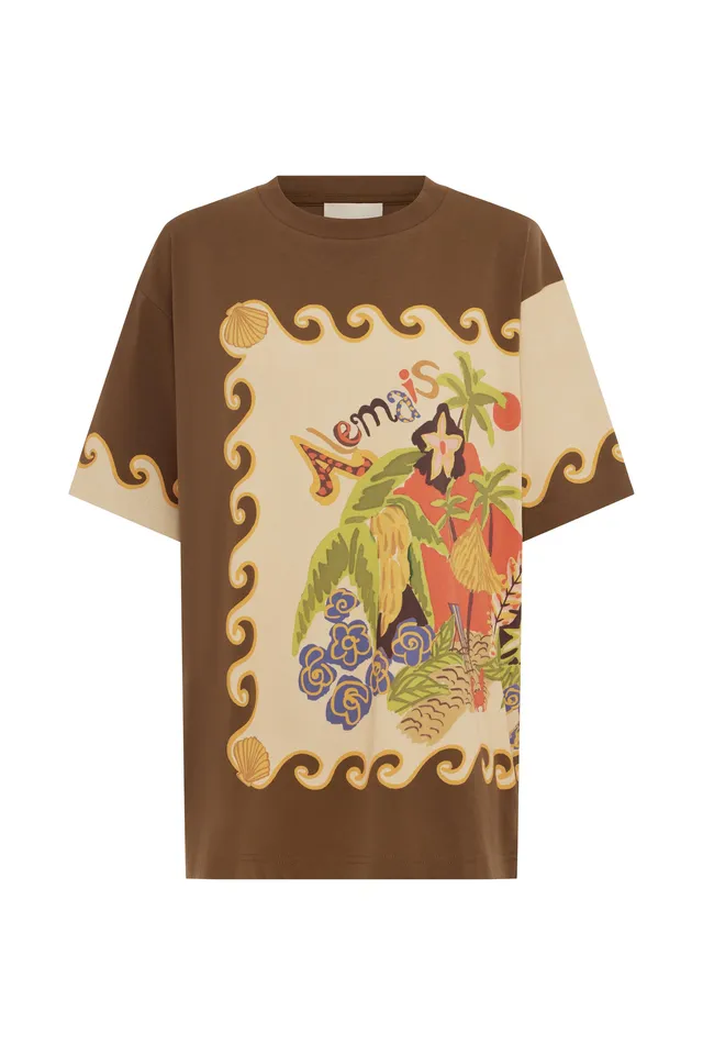 Alemais Island Cove Tee Exclusive t-shirt coton