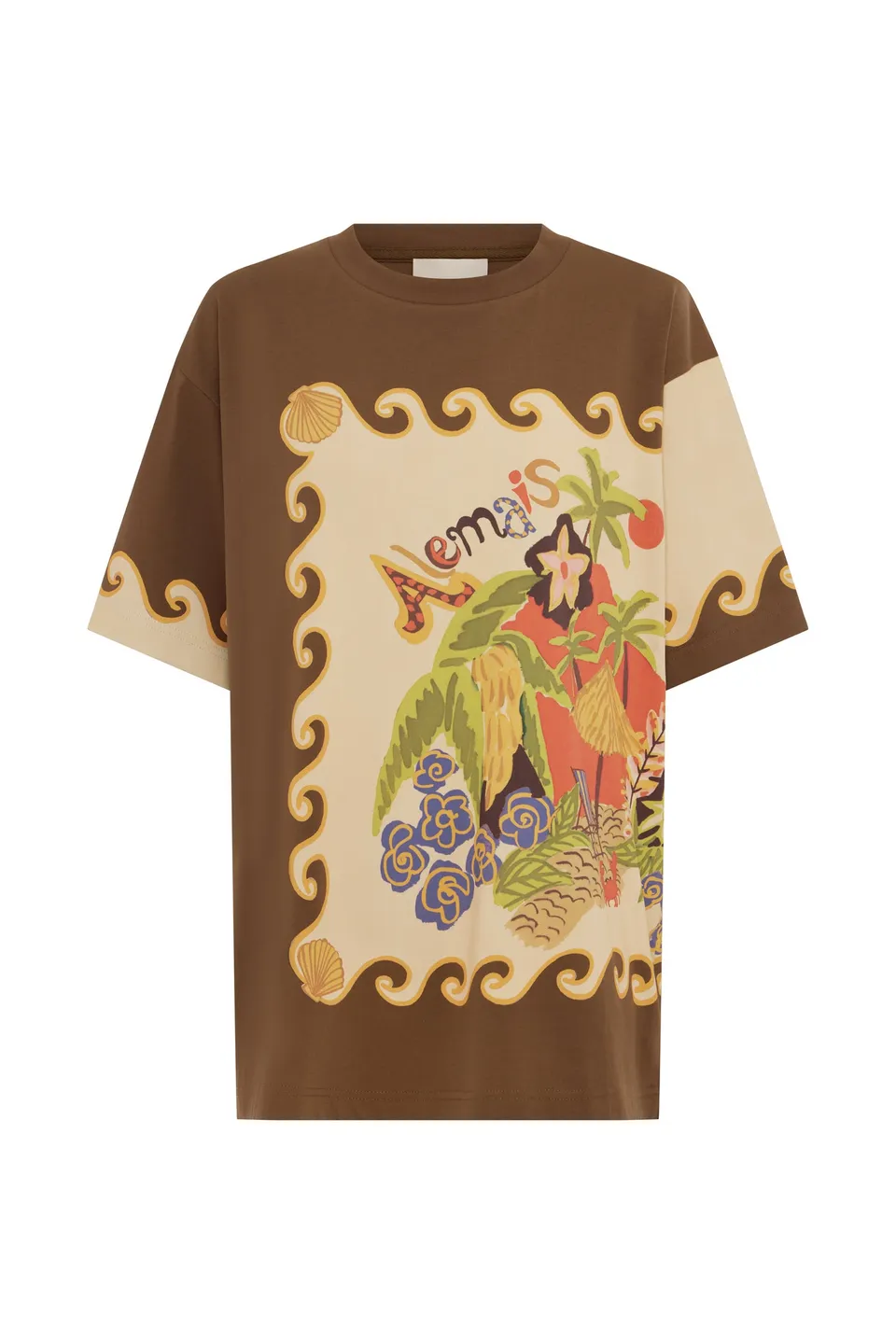 Alemais Island Cove Tee Exclusive t-shirt coton