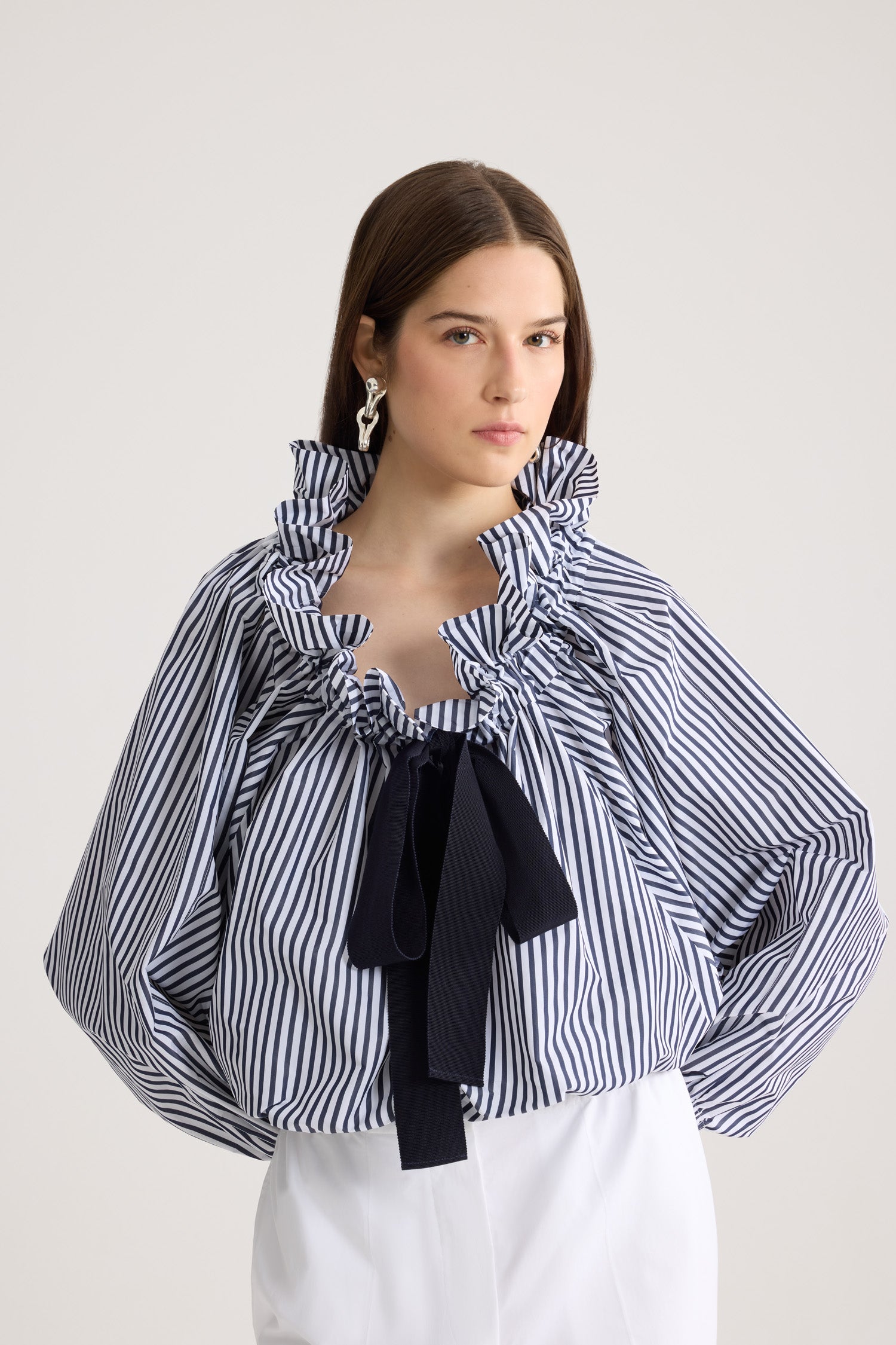 Patou P26TO17002495970 top crop rayé faille taille 38
