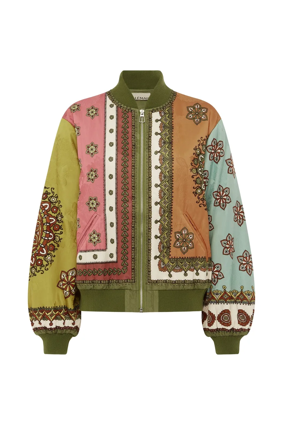 Alemäis Contina Bomber Jacket blouson satin imprimé