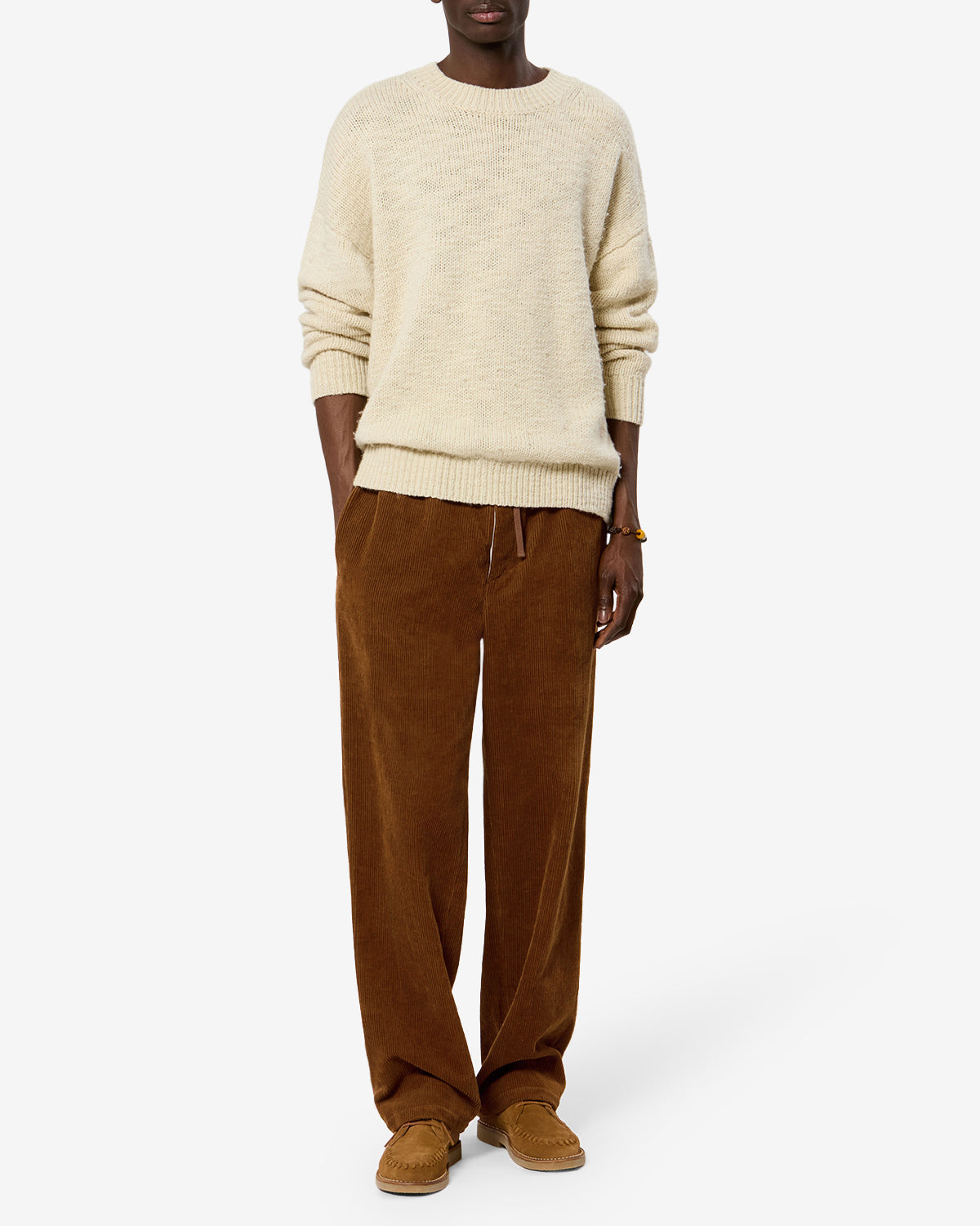 Isabel Marant Arlen pantalon velours caramel taille elastique