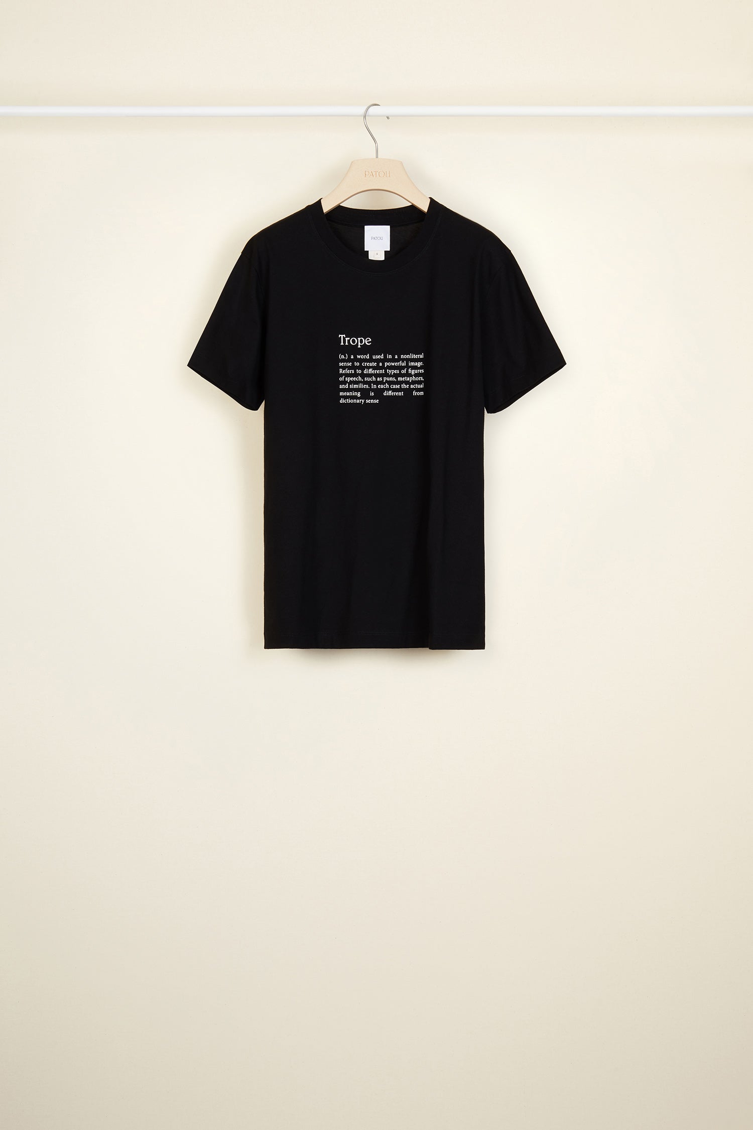 Patou Trope P20JE0029999996B t-shirt noir coton bio