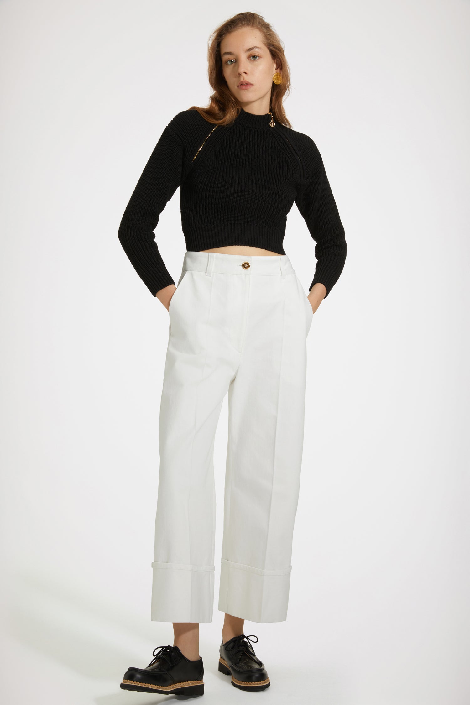 Patou Denim Iconic pantalon jean blanc coton bio