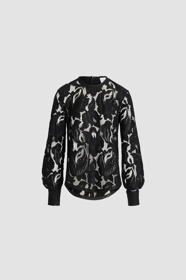Patou Tops H25TO1640228999B top dentelle noire 34-44