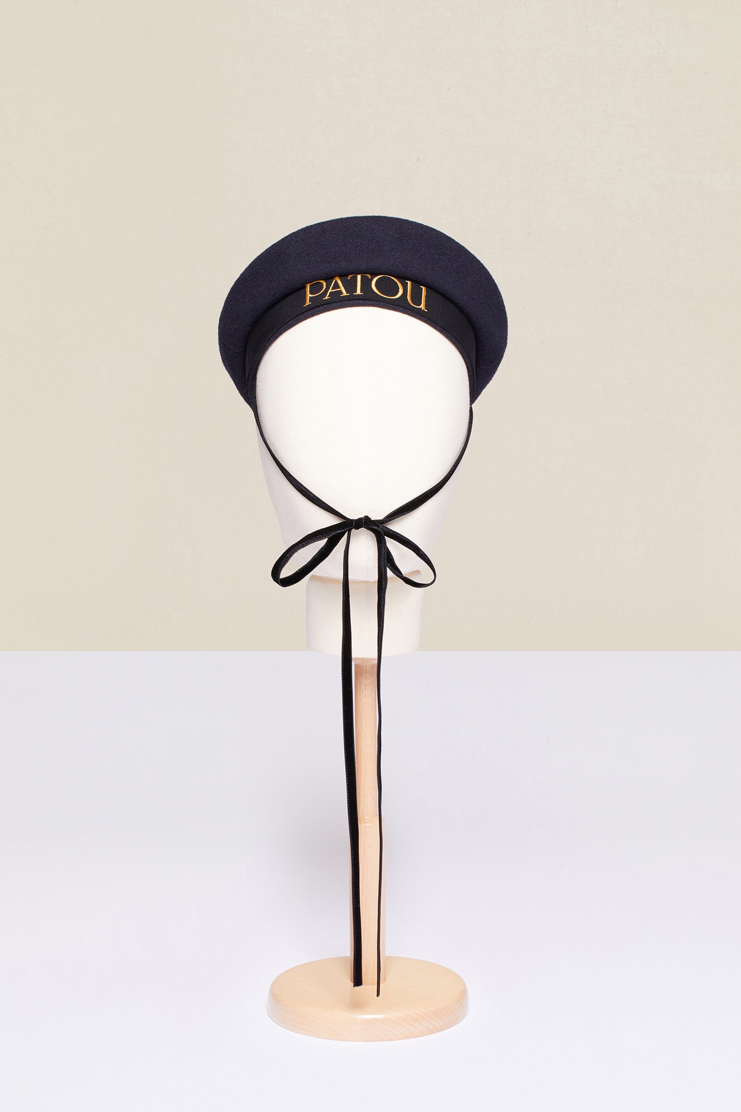Patou AC0020003601N chapeau marin laine cachemire bleu