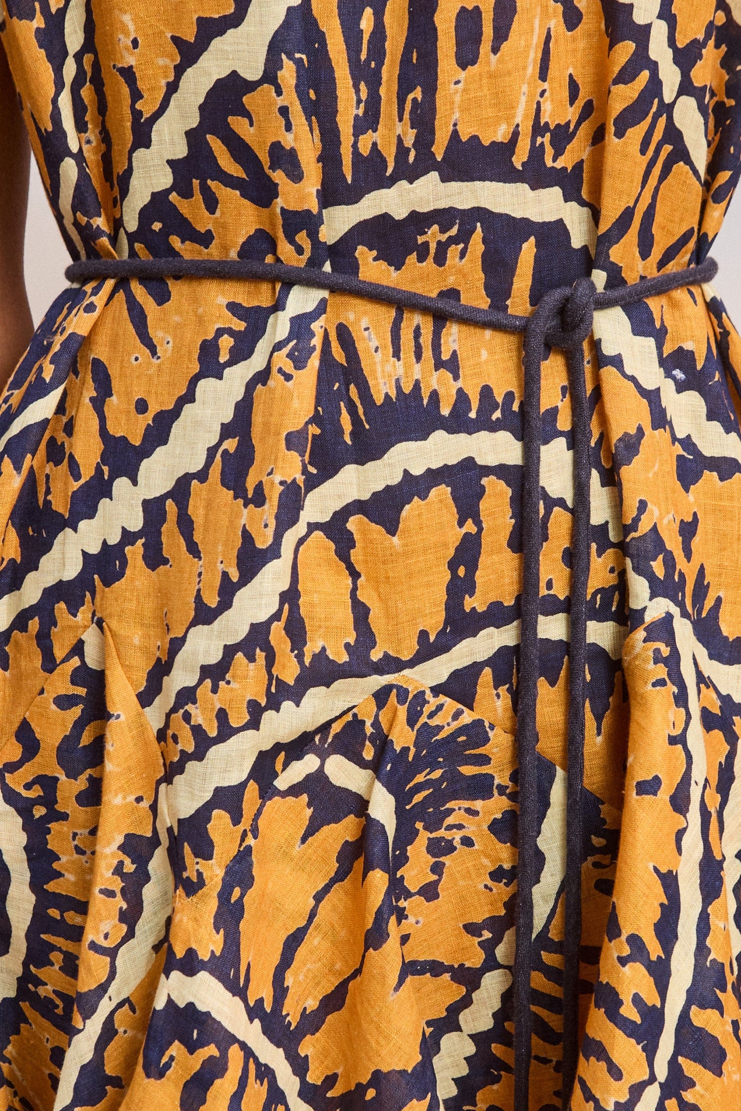 Alemaïs Ripple Mini Dress robe mini volants ramie