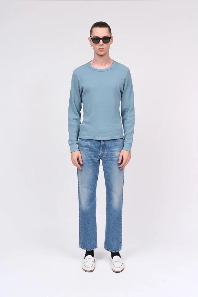 Paul & Joe Hauts tee-shirt Sancti bleu manches longues coton