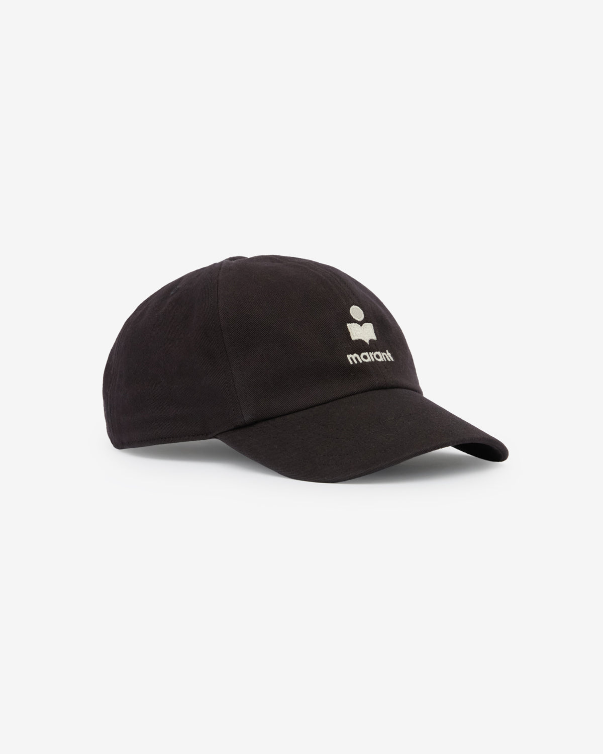 Isabel Marant Tomas casquette noir delave coton