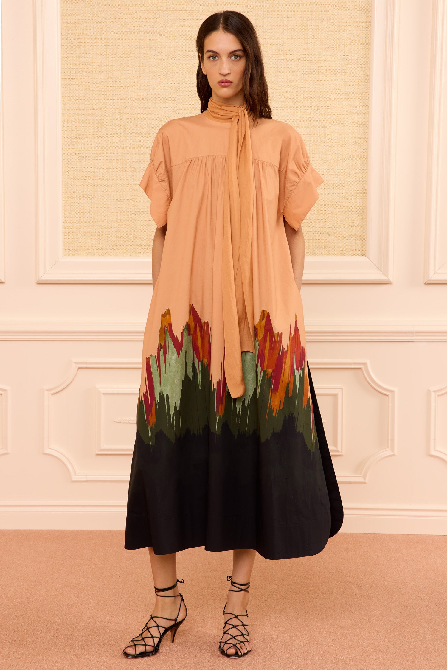 Ulla Johnson Studio Robe Femme Agate Midi Coton