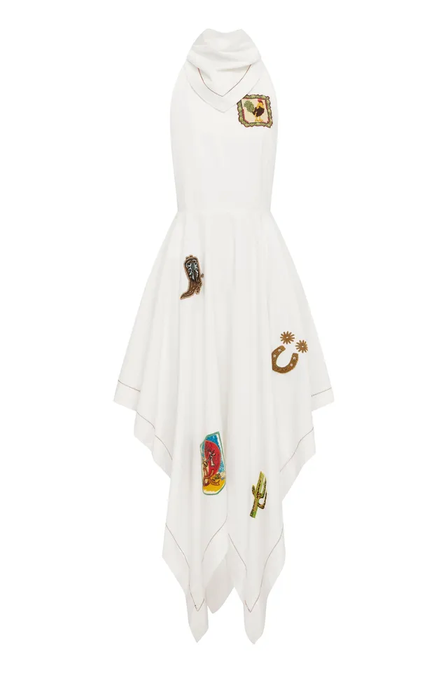 Alemäis Westwood robe midi 8 coton bio perles