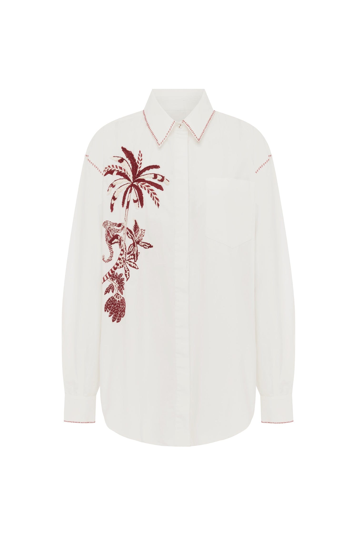 Alemäis Odie Embroidered Shirt chemise coton brodé