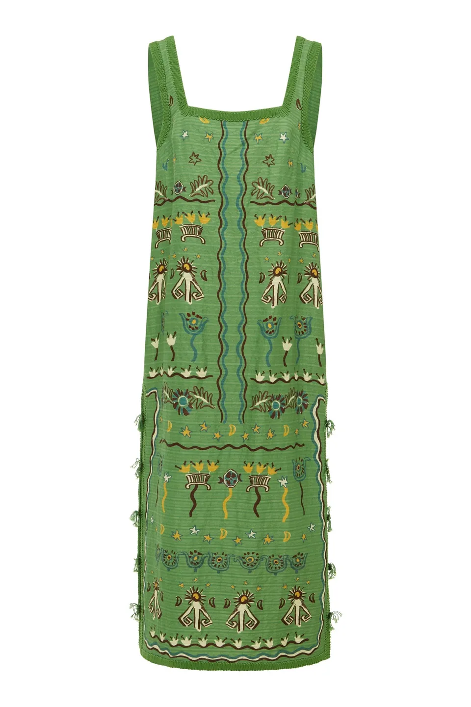 Alemäis Sun Dancer Midi Dress robe midi lin coton soie