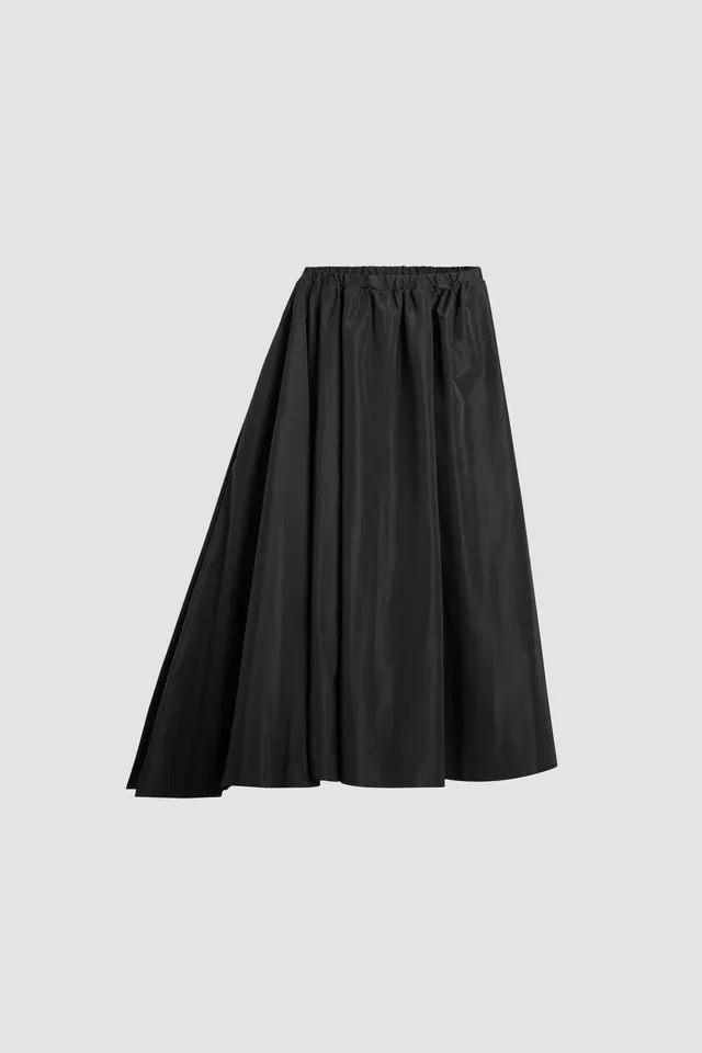 Patou jupe SK1000011999B faille midi noire 44