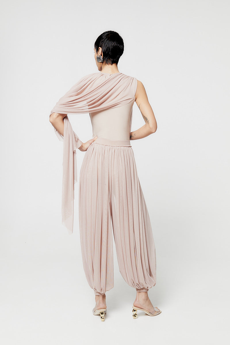 ATU Body Couture pantalon tulle nude taille haute S
