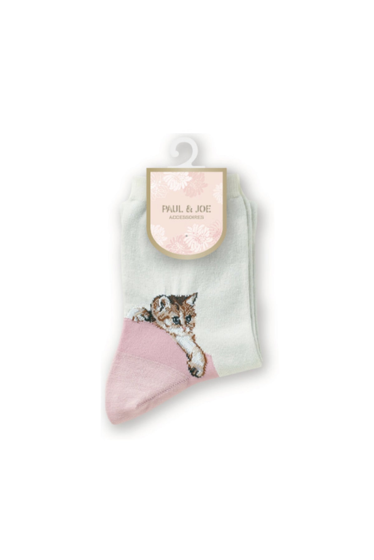 Paul & Joe Nounette chaussettes mi-hautes imprimées chat
