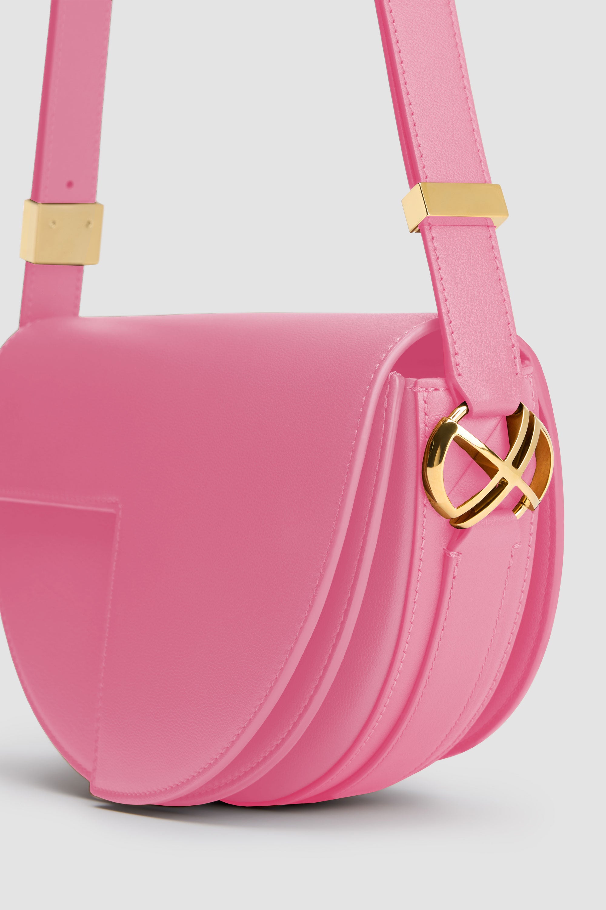 Patou P24BA0015101455P sac cuir rose Le Patou