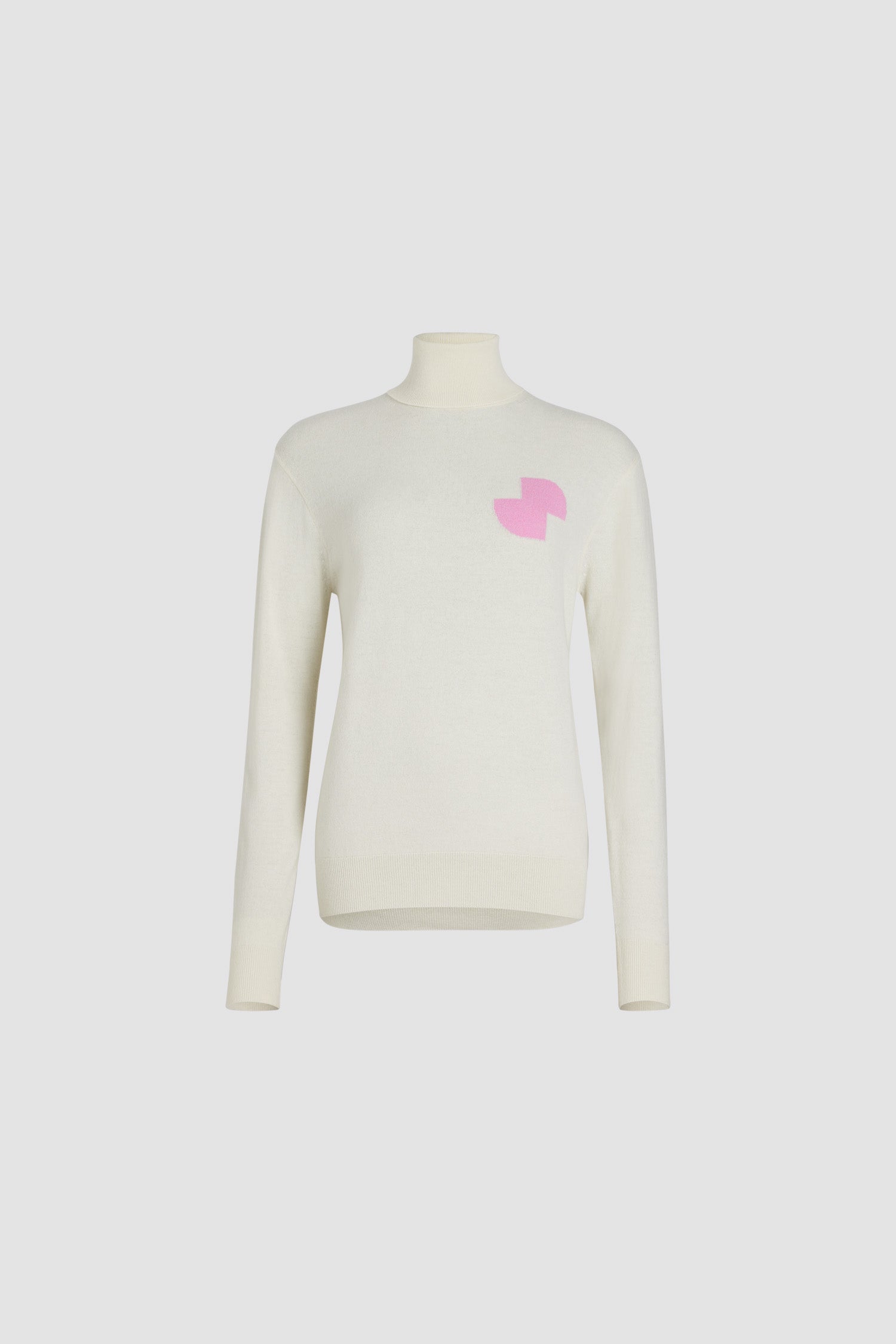 Patou Knitwear pull col roulé JP KN183 blanc cachemire