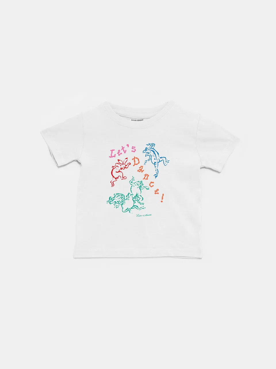 Ester Manas Mini Manas t-shirt Froggy Bunny blanc