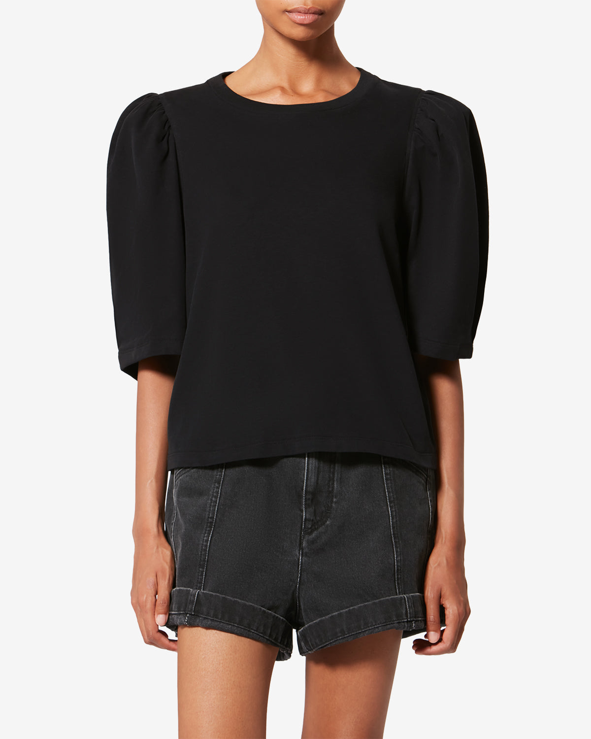 Isabel Marant Maeliss TS0311FA t-shirt coton noir
