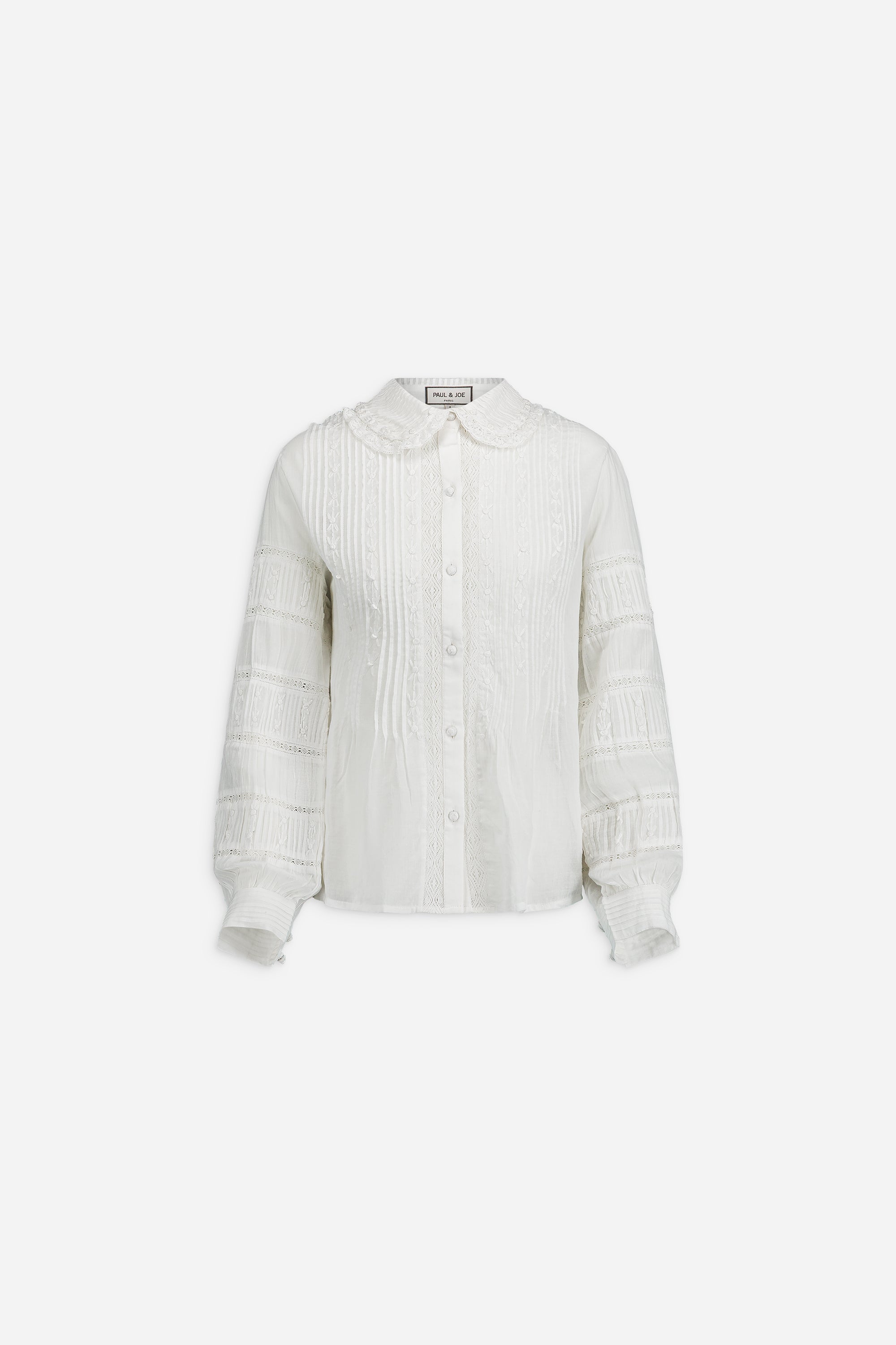 Paul & Joe Royan blouse mousseline coton noire