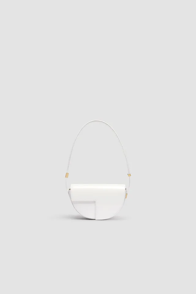 Patou Le Petit Patou P25BA0245032001W sac blanc cuir verni