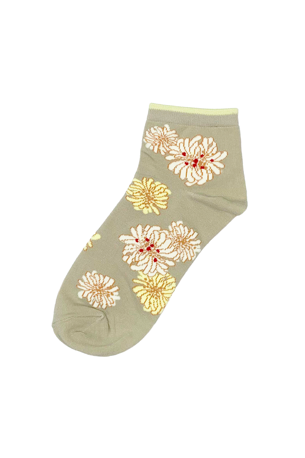 Paul & Joe Chrysanthème chaussettes beige épaisses