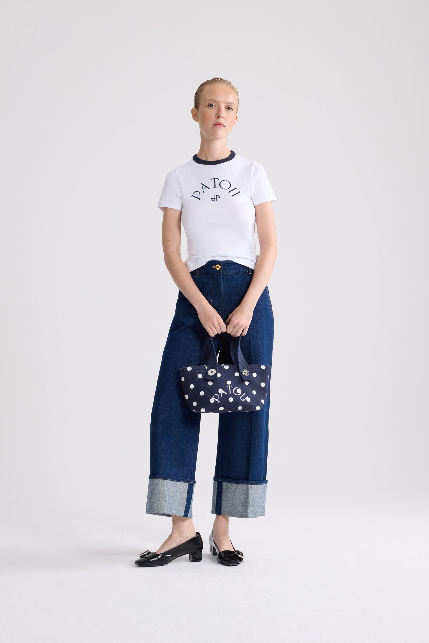 Patou T-Shirts P26JE2499994001W T-shirt blanc coton bio