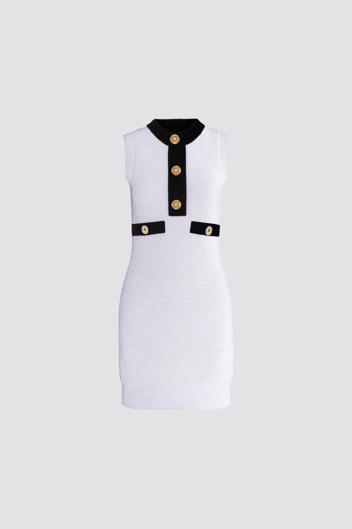 Patou robe blanche sans manches coton XS-XL