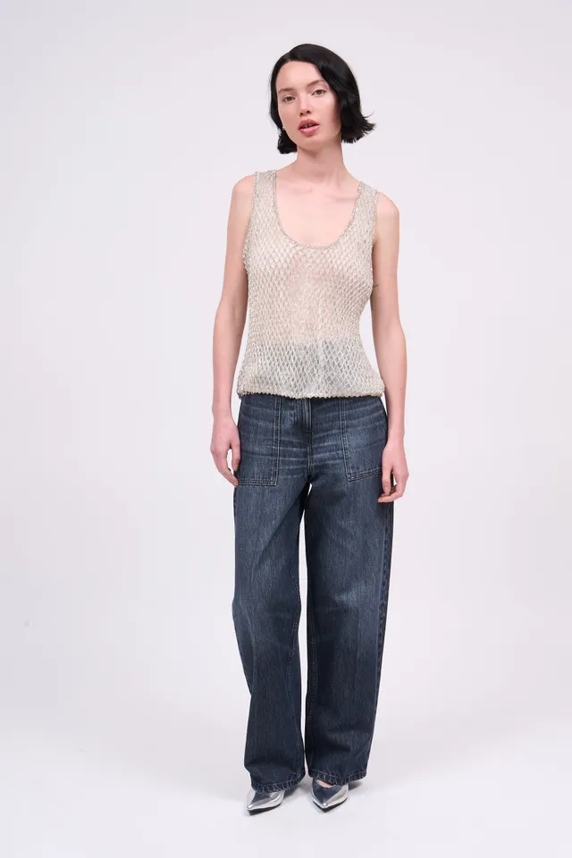Paul & Joe Arman débardeur strass crystal blanc