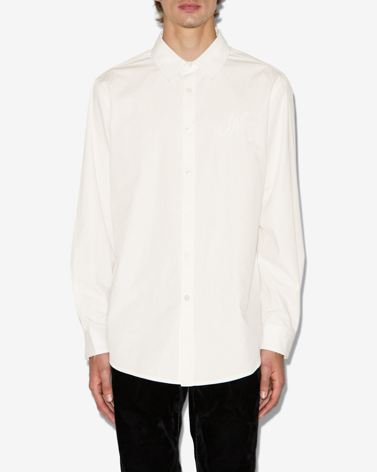 Isabel Marant Nathan CH0274 chemise blanche coton broderie