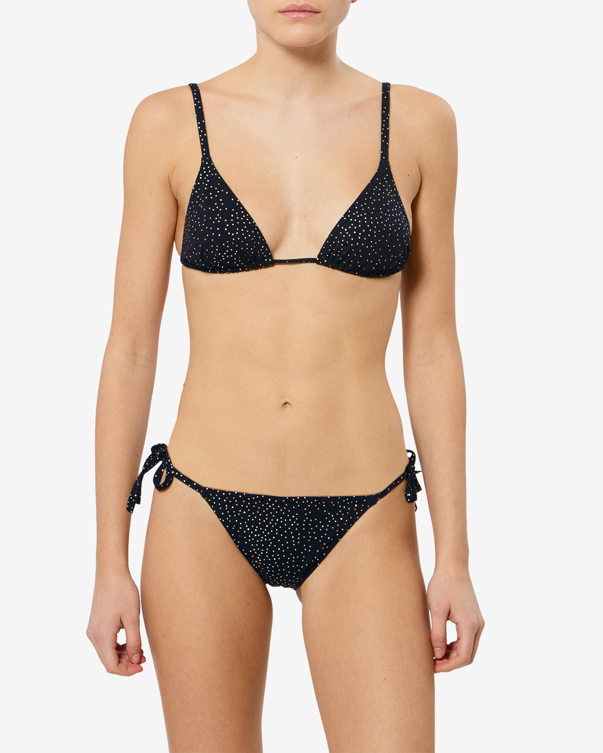 Isabel Marant Feride SG0025FA-D2P01I maillot noir pois