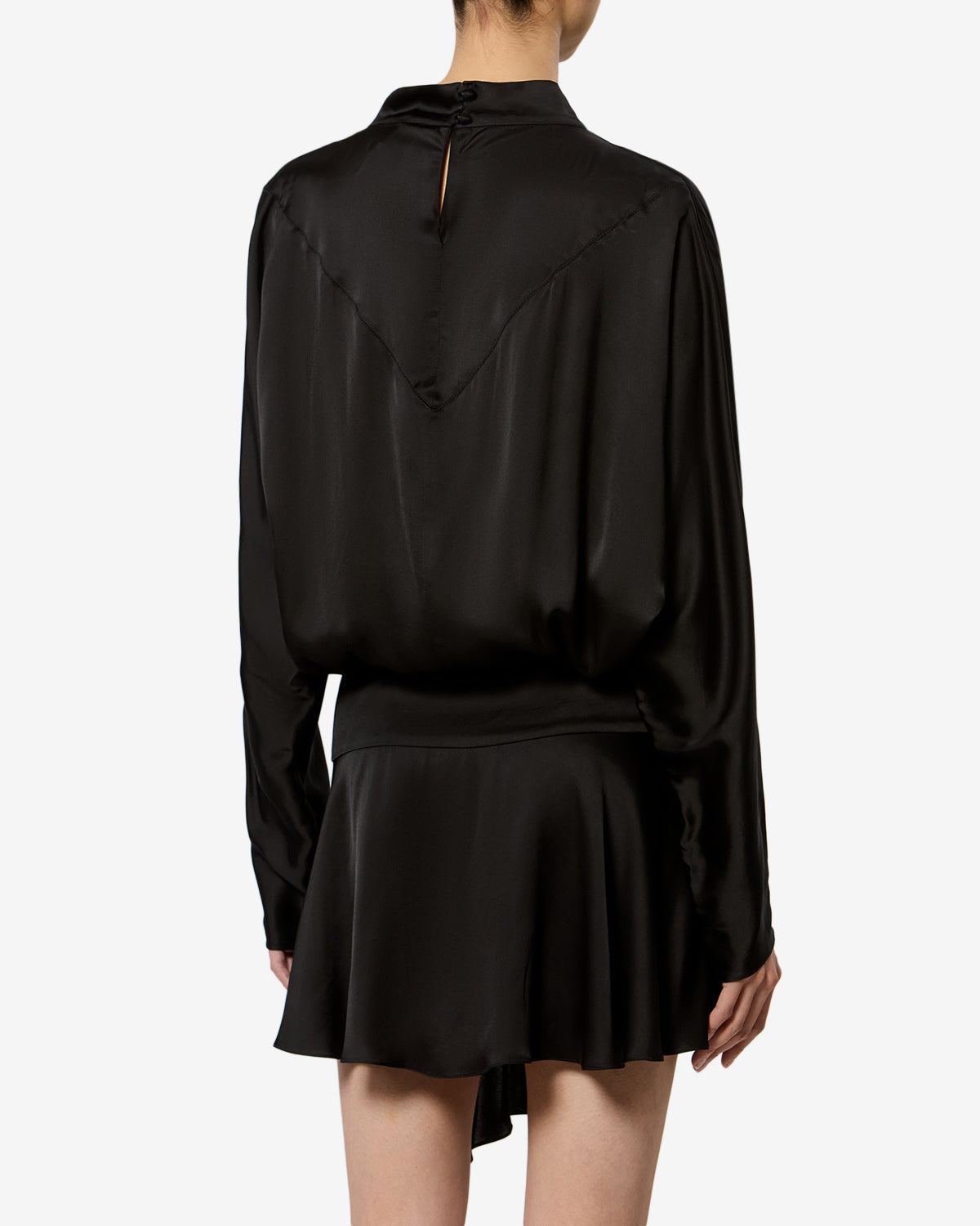 Isabel Marant Neline RO1094FA robe noire 34-42 satin
