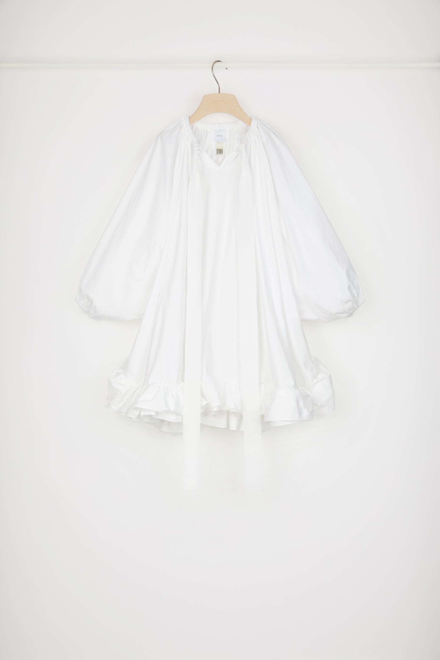 Patou DR108 P23DR1080017001W robe coton Blanc 38