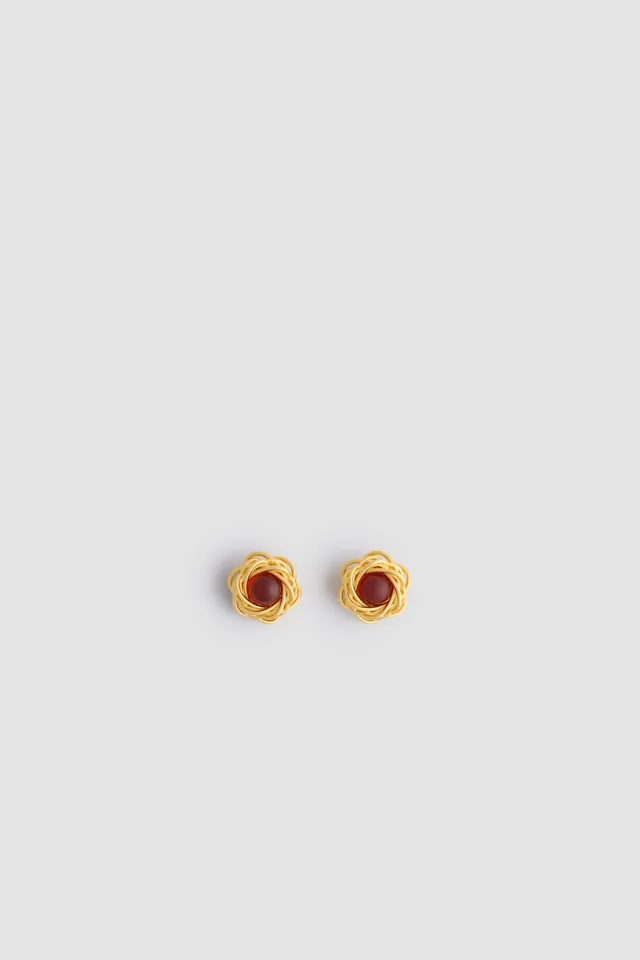 Patou H24JW1261002220A boucles nid laiton résine